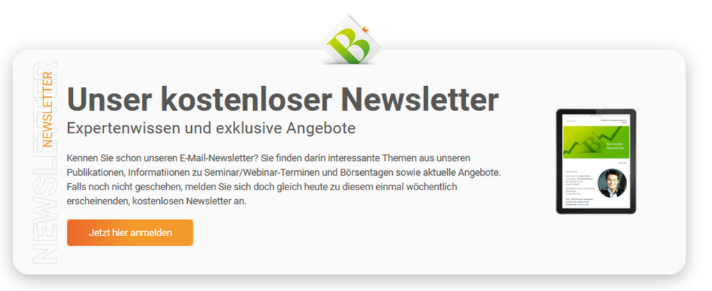 Unser kostenloser Newsletter