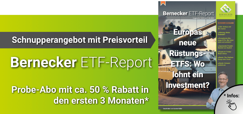 Button zum Angebot für "Benecker ETF-Report"