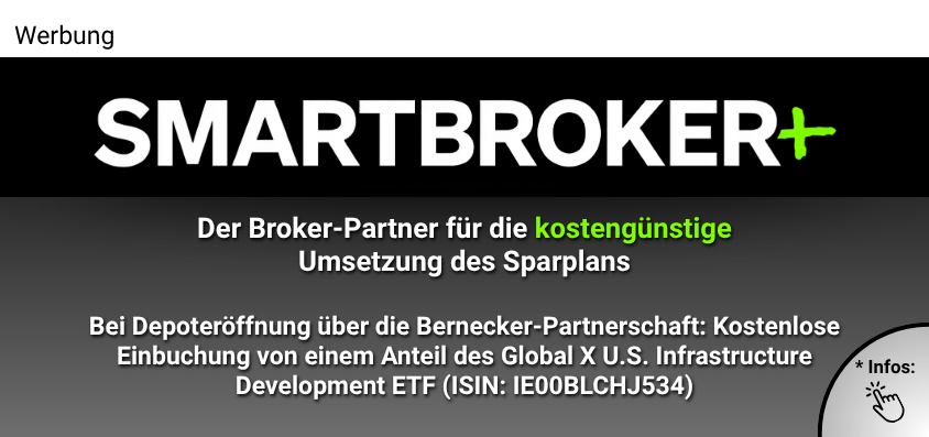 Button zum Angebot für Smartbroker Plus