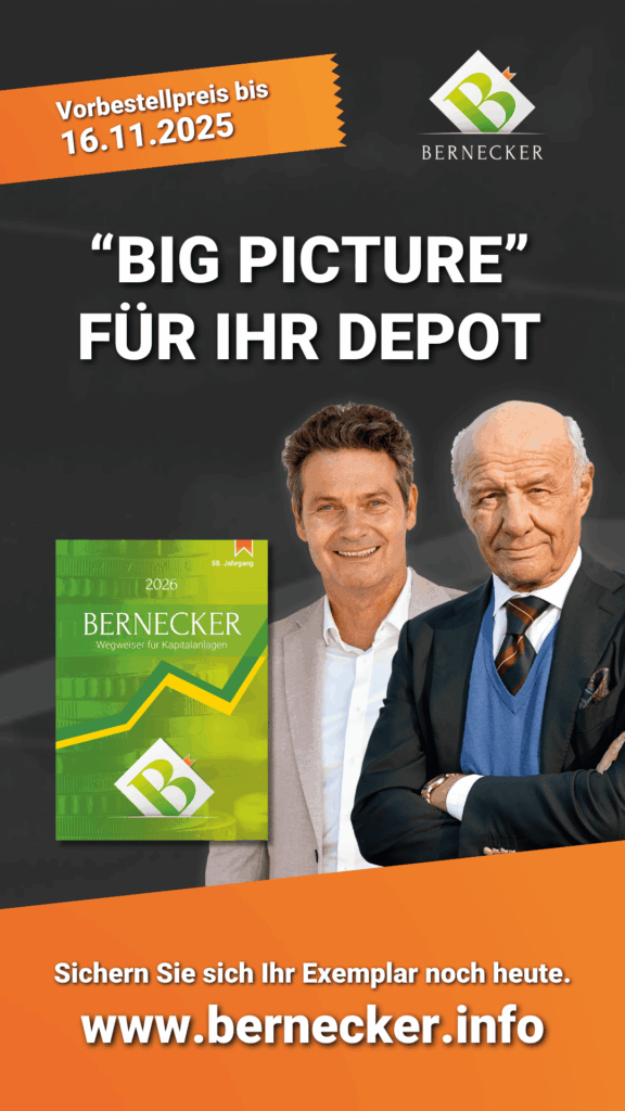 Werbebild Wegweiser mit Volker Schulz und Hans A. Bernecker